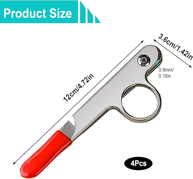 Thread Snips for Sewing, 4Pcs Sewing Snips with Protective Plastic Sleeve Small Scissors Mini Snippers Shear Trimming Nipper Clipper for Quilting, Embroidery, Dressmaking Tailoring Dressmaking