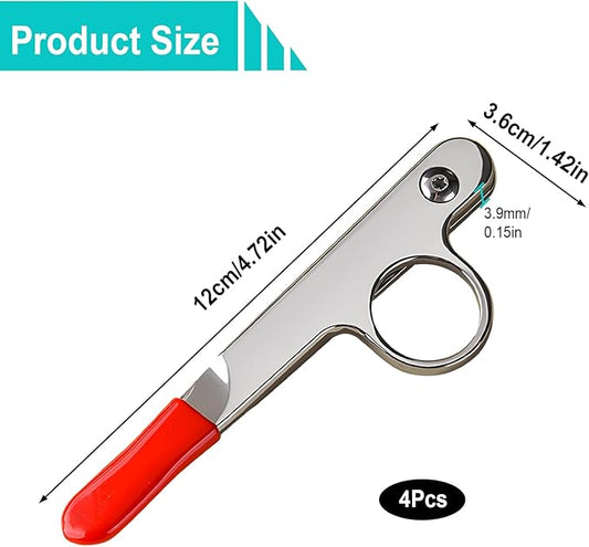 Thread Snips for Sewing, 4Pcs Sewing Snips with Protective Plastic Sleeve Small Scissors Mini Snippers Shear Trimming Nipper Clipper for Quilting, Embroidery, Dressmaking Tailoring Dressmaking