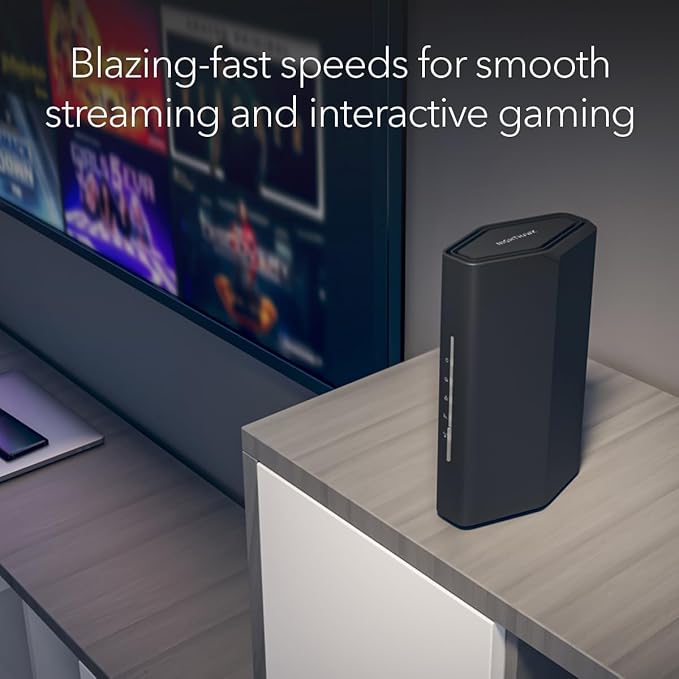 NETGEAR Nighthawk Dual-Band WiFi 7 Router (RS100) ??Router Only, BE3600 Wireless Speed (up to 3.6 Gbps) - Covers up to 2,000 sq. ft., 50 Devices ??2.5 Gig Internet Port - Free Expert Help