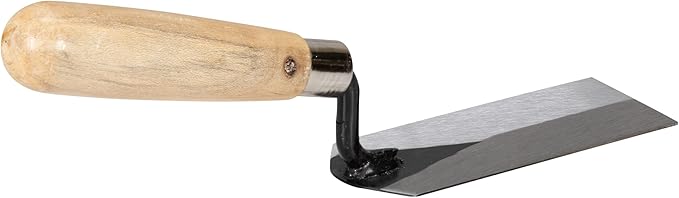 Marshalltown Masonry Margin Trowel, 5 Inches by 2 Inches, Carbon Steel Blade, Wood Handle, 97