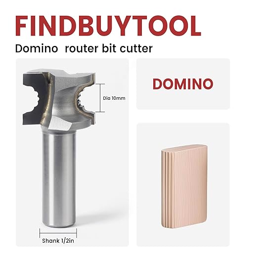 FINDBUYTOOL Domino Router Bit for Festool (D10)