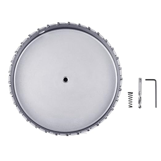 130mm (5-1/8 inch) Metal Steel Hole Saw with 2 Drill Bits, Hole Cutter for Thick Metal,Stainless Steel,Iron and Wood (130mm (5-1/8 inch))