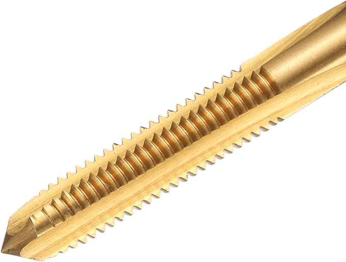 uxcell Metric Thread Tap M5 x 0.8 H2 80mm Straight Flute Screw Thread Milling Machine Taps Threading Tapping Repair Tool