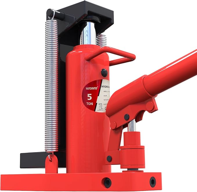 2.5 Ton/5 Ton Toe Jack | 2-in-1 Hydraulic Bottle Jack with Pump Handle Dual Purpose Lifting Capabilities for Top and Toe, for Car Farm Home