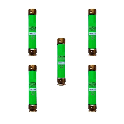 5-Pack New FRS-R-30 FRS-R-30A 600Vac Time Delay Fuse,FRS-R-30 AMP Class RK5 Cartridge Fuses ﻿