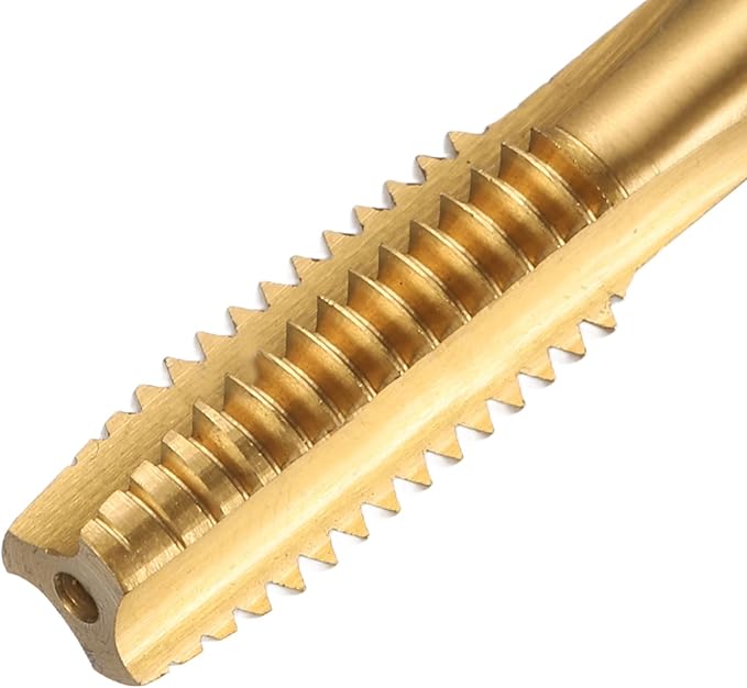 uxcell Metric Thread Tap M9 x 1.5 H2 130mm Straight Flute Screw Thread Milling Machine Taps Threading Tapping Repair Tool