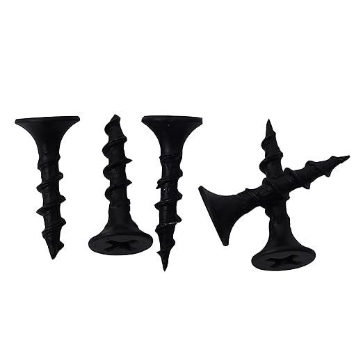 280pcs #6 횞 3/4 inch High Hardness Drywall Screws, Black, Coarse Thread, Phillips Drive, Bugle Head, Black Wood Screws, Wood and More (3/4 in, 280)