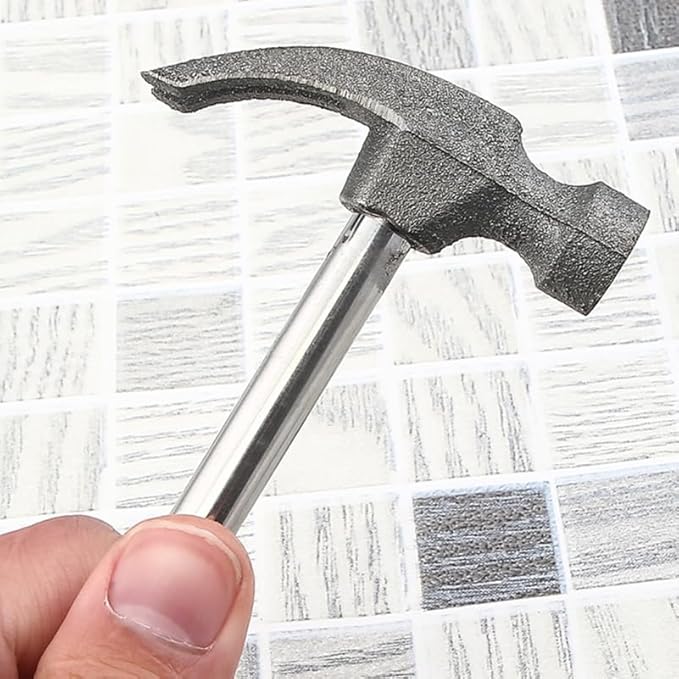 IMIKEYA 5pcs Mini Claw Hammer Seamless Nail Hammer for Outdoor Household Maintenance and Repairs Lightweight Comfortable Handle Random Colors Orange Black