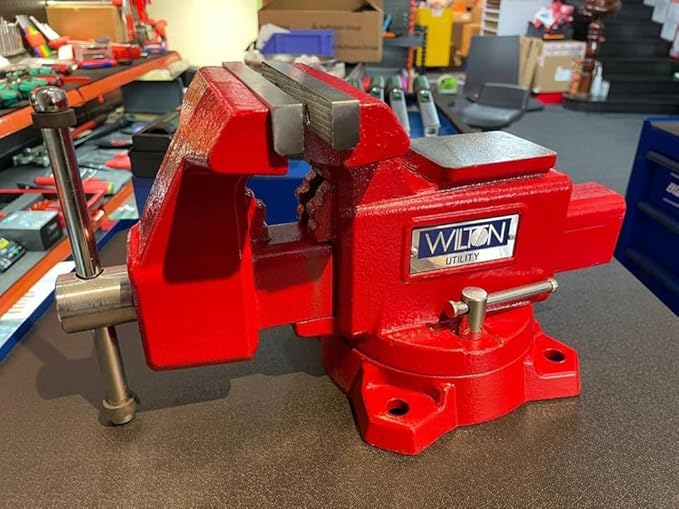Wilton Utility Bench Vise, 5-1/2" Jaw Width, 5" Jaw Opening, 3-1/4" Throat (Model 675U)