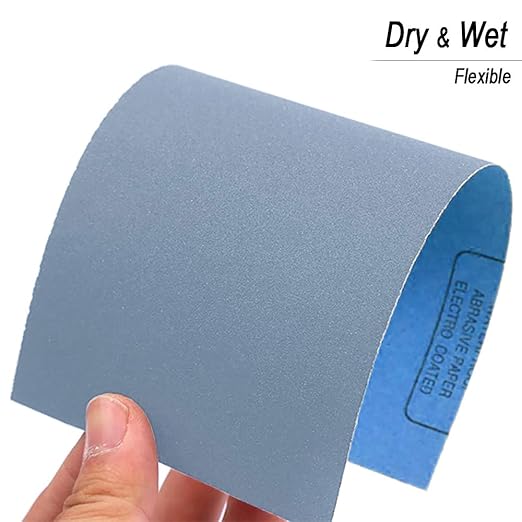 9x3.6 inch Sandpaper, 30 Sheet 5000 Grit Wet and Dry Sand Paper, Fine Precision Abrasive Pads Detail Sander Sheets Paper for Automotive Sanding, Wood Turing Finishing, Metal Furniture Polishing