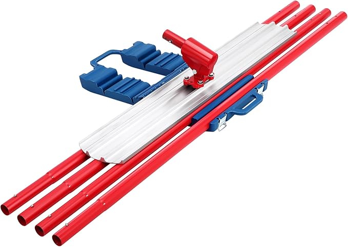 TrailBlaze Bull Float Magnesium Concrete Float, 48"x8" Heavy-Duty Cement Smoothing Tool With Adjustable Handle Bracket, Aluminum Magnesium Alloy Concrete Float, Screeding and Finishing Tool Kit