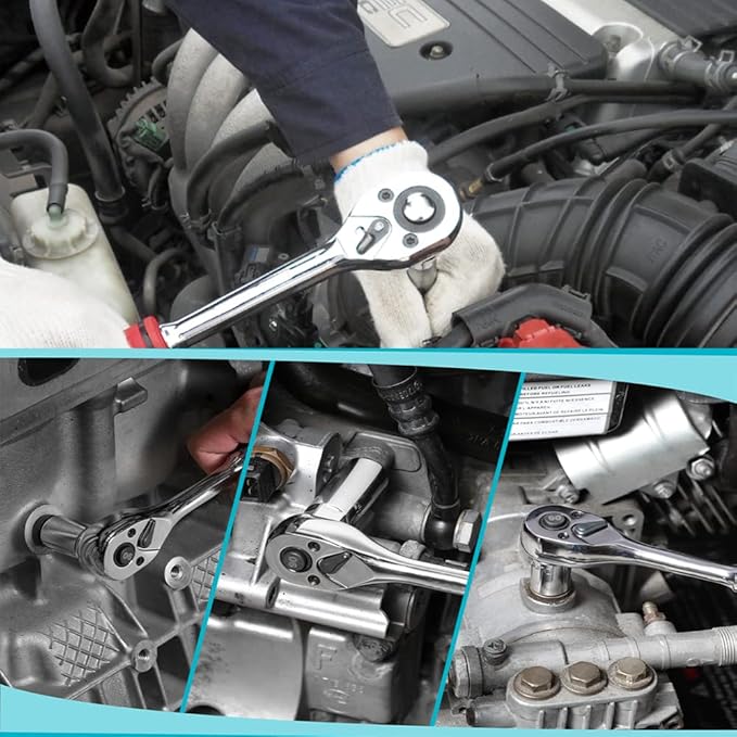 Utoolmart Shallow Socket, 1/2-Inches Drive 6-Point 26mm Metric Socket, Chrome Vanadium Steel Chrome Finish, for General Repairs