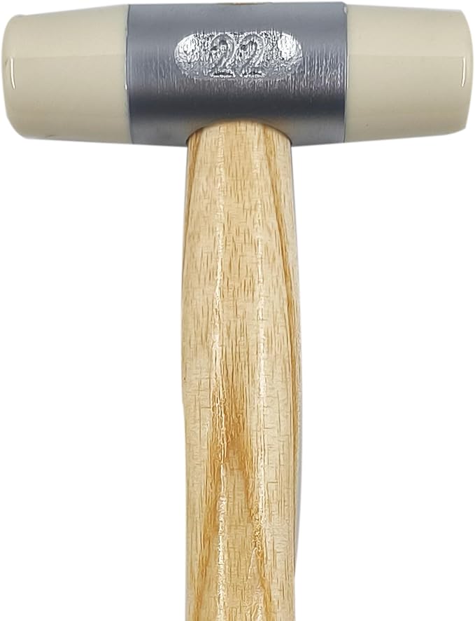 Nylon rubber mallet 22 oz white