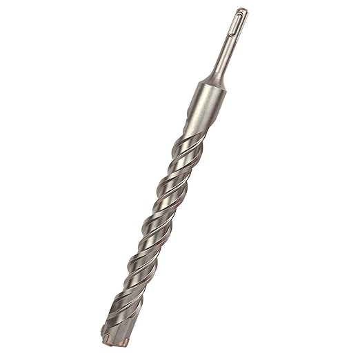 1-1/4 Inch x 12 Inch SDS Plus Rotary Hammer Drill Bit, Carbide Tipped for Brick, Stone, and Concrete Version 2 (1-1/4" x 10" x 12")
