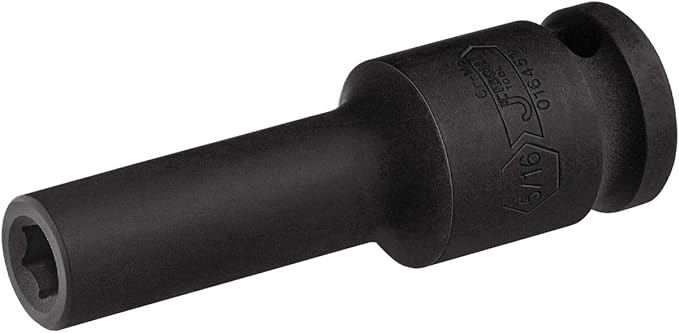 Jetech 1/2 Inch Drive - 5/16 Inch Deep Impact Socket, Made with Heat-Treated Chrome Molybdenum Alloy Steel, 6-Point Design, SAE Strong and Durable