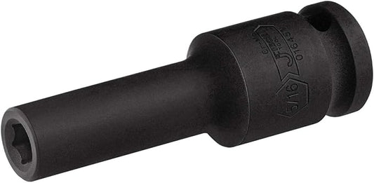 Jetech 1/2 Inch Drive - 5/16 Inch Deep Impact Socket, Made with Heat-Treated Chrome Molybdenum Alloy Steel, 6-Point Design, SAE Strong and Durable