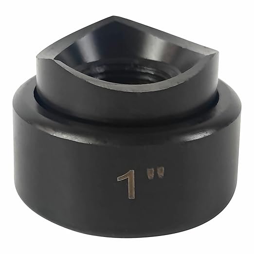 AMZCNC 1" Conduit Punch and Die for Hydraulic Knock Out Driver 3/4"-16UN Thread ((Conduit Hole Size) 1")(Actual Hole Size: 1.36")