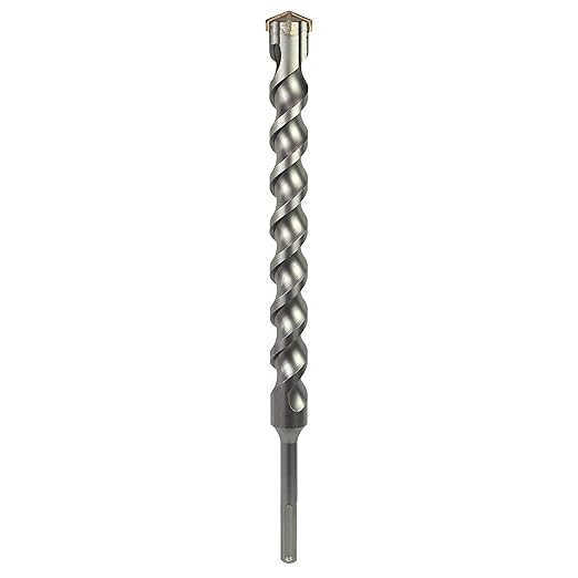 Sabre Tool 1-3/4 Inch x 21 Inch SDS MAX Rotary Hammer Drill Bit, U-Flute, Carbide Tipped for Brick, Stone, and Concrete (1-3/4" x 17" x 21" Double Flute)