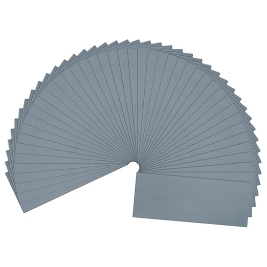HARFINGTON 45pcs Sandpaper 2500 Grit 9 x 3.6 Inch Waterproof Backing Silicon Carbide Abrasive Wet Dry Sanding Sheets for Wood Finishing, Metal Sanding, Automotive Polishing