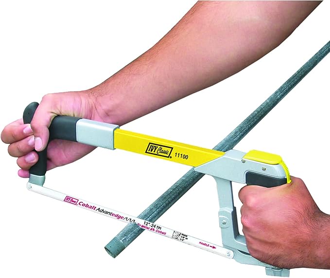 IVY Classic 28710 10" 24 TPI Bi-Metal Hacksaw Blades, Cuts Metal, 2-Pack