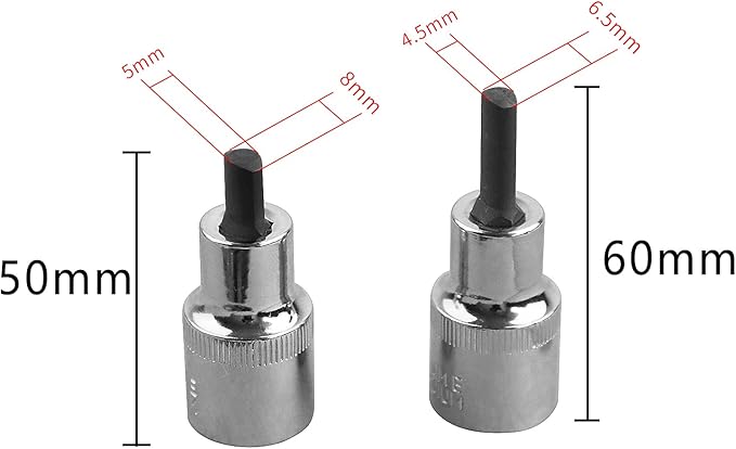 Suspension Strut Spreader Socket Tool Strut Knuckles Remover Shock Absorber Ram Dismantle Socket Compatible with Audi VW, compatible with Ford, compatible with BMW, compatible with Citroen (Pack of 2)