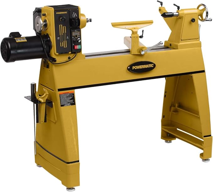 Powermatic 20" x 35" Woodworking Lathe, 2 HP, 220V 1Ph (Model 3520C)