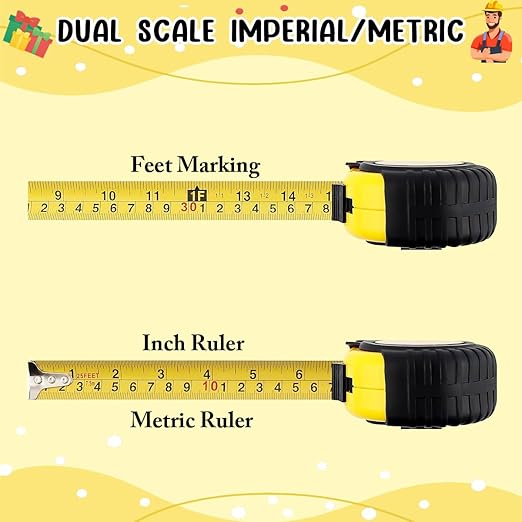 Grandpa Gifts Fathers Day Christmas Birthday Gifts for Grandpa Grandfather Tool Gifts Woodworker Gifts Carpenter Gifts for Grandpa No One Measures Up to You Engraved Tape Measure 25 FT