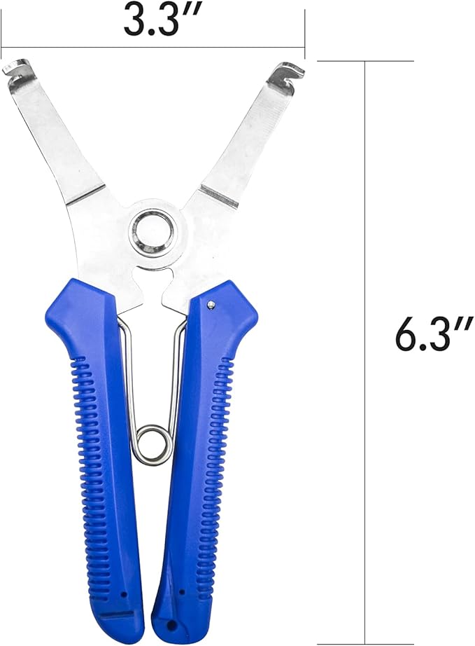 IRONSTAR Miter Spring Clamps Pliers for Woodworking, Including 8 Spring Clamps