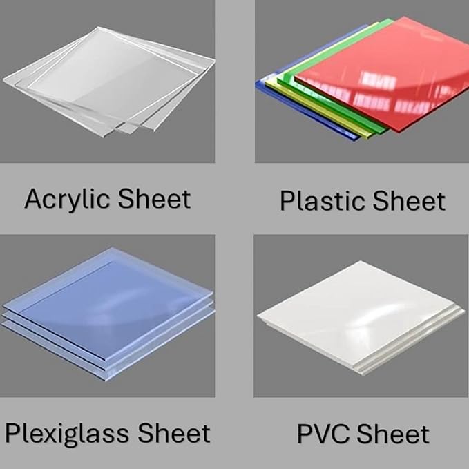ACCUFINE Acrylic Sheet Cutter Tool Plexiglass Cutter and Utility Knife Comes with 40 Blades in 4 Types.