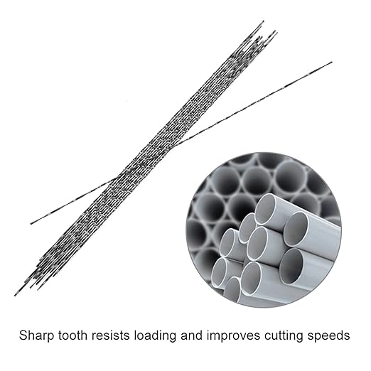 Spiral Scroll Saw Blades #6, 12PCS 5 inch Scroll Saw Blades for Jewelry Wood Metal Plastic Cutting Sawing Carve