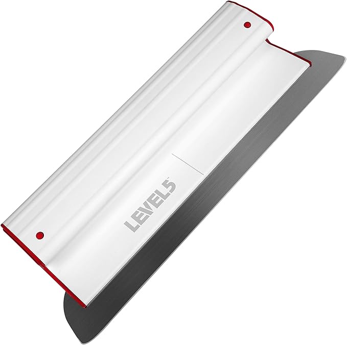 LEVEL5 16-Inch Composite Skimming Blade | Precision 0.3mm German Stainless Steel Blade Insert (Replaceable), Ergonomic Polymer Blade Profile | 4-916C