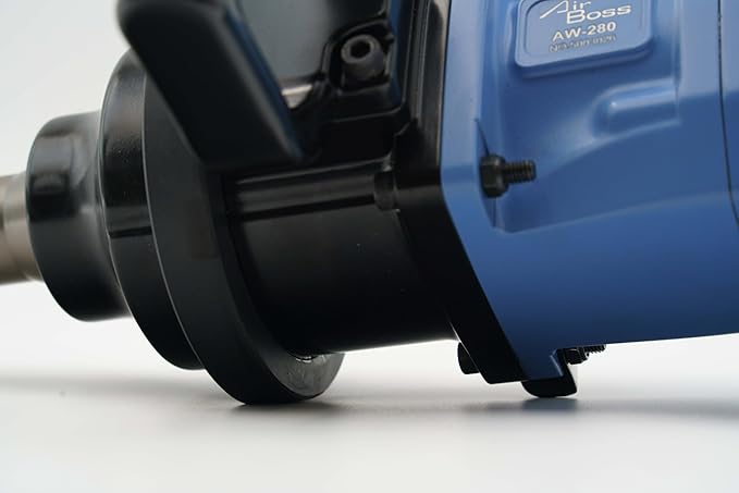Airboss AW-280GS 1" US Short Anvil Germany Award Winning Lightweight Air Impact Wrench 2200 ft-lb Nut Busting Torque Weighs 14 lbs Twin Hammer Magnesium Alloy Design Short Anvil