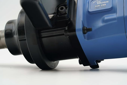 Airboss AW-280GS 1" US Short Anvil Germany Award Winning Lightweight Air Impact Wrench 2200 ft-lb Nut Busting Torque Weighs 14 lbs Twin Hammer Magnesium Alloy Design Short Anvil