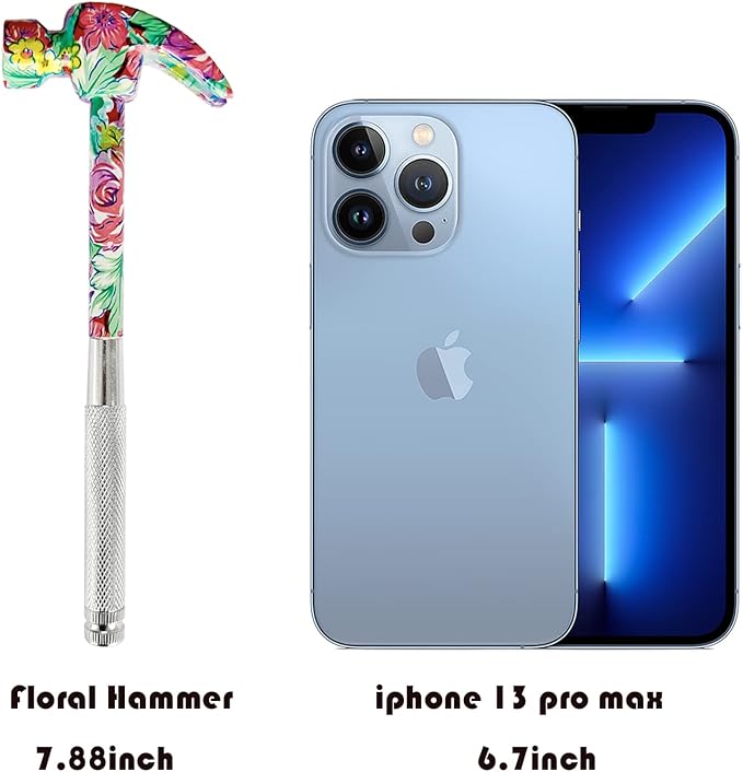 6 in 1 Flower Hammer & Screwdriver Tool, All In One Screwdriver Hammer Tools Set, Best Gift for Birthday Valentine's Mother's day Christmas Thanksgiving Halloween