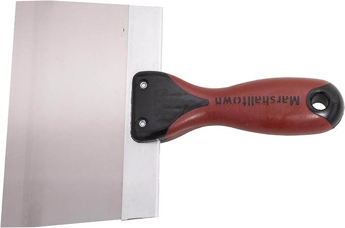 MARSHALLTOWN DuraSoft II Taping Knife, 6 Inch Stainless Steel Blade, For Drywall Finishing, 4506SD