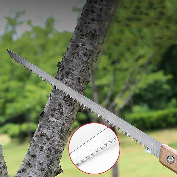 3Pcs Outdoor Portable Hand Saw, Camping Handsaw Household Garden Small Hand Saw, 9 Inch Rugged Three Blade Toothed Steel Mini Hand Saw for Gardening, Pruning, Backpacking, Survival