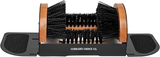 Cobbler's Choice Boot Scraper - Outdoor Shoe Scrubber Cleaner Brush - Weather Industrial - Heavy Duty