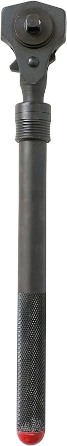 MacWork 1/2in.& 3/8in Dual Head Ratchet Handle -Telescopic Black Ratchet Spanner with Hammer Function