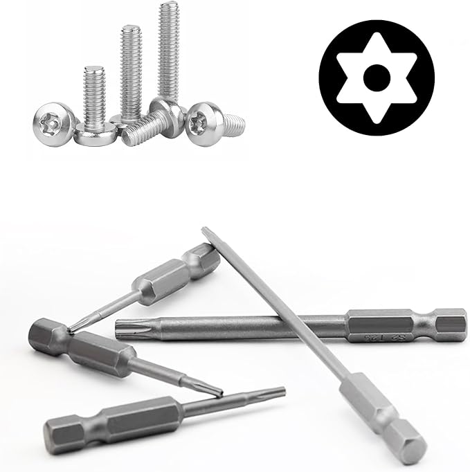 11-Piece Magnetic Torx Bit Set, 3-Inch Security Torx Bit Set, S2 Steel Star Screwdriver Kit for Shark Vacuum