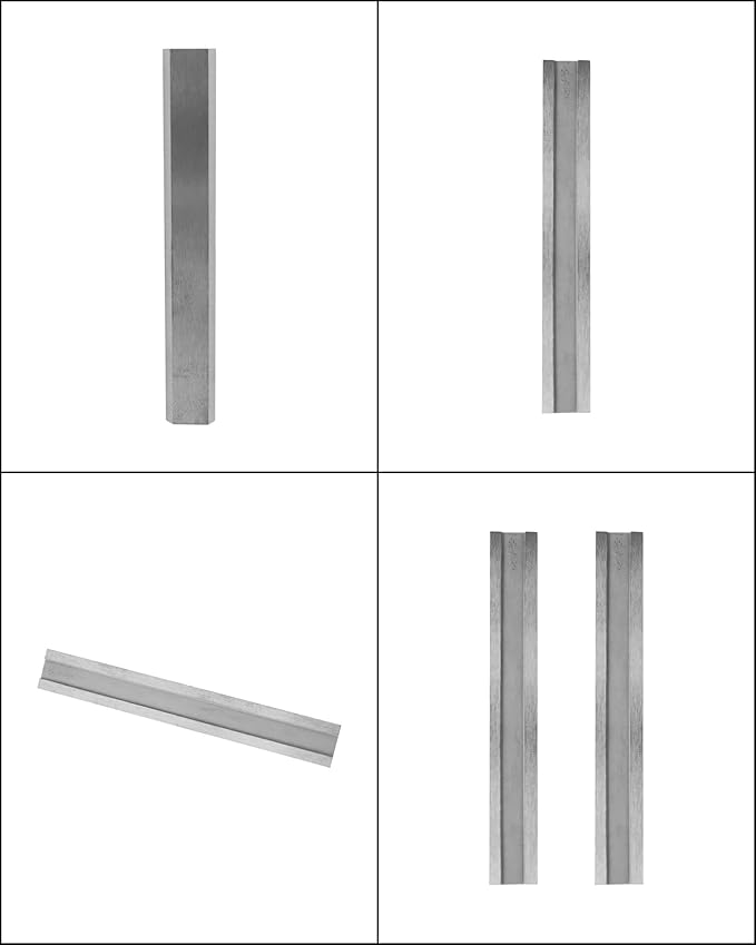 2.5" Carbide Paint Scraper Blades, Double-Edged Reversible Replacement Tungsten Steel Blades, Fit for 2.5in scraper, for Removing Paint, Wood, Glue and Grout - 2pcs
