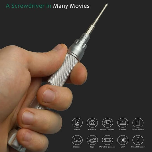 Small Precision Screwdriver Set for Electronics,22 in 1 Mini Screwdriver Set with 22 S2 Magnetic Screw Driver Bits and Extendable Handle,Repair Kit for Eyeglass Computer Laptop Watch Jewelers