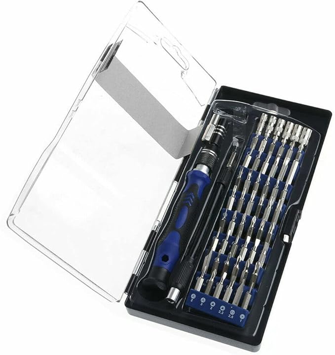 58 in 1 Repair Tool Kit Precision Small Screwdriver Set 54 Bit Magnetic Driver for Computer Laptop PC Precision Screwdriver Torx Smartphone Nut Driver 2.5, 3, 3.5, 4, 4.5, 5mm