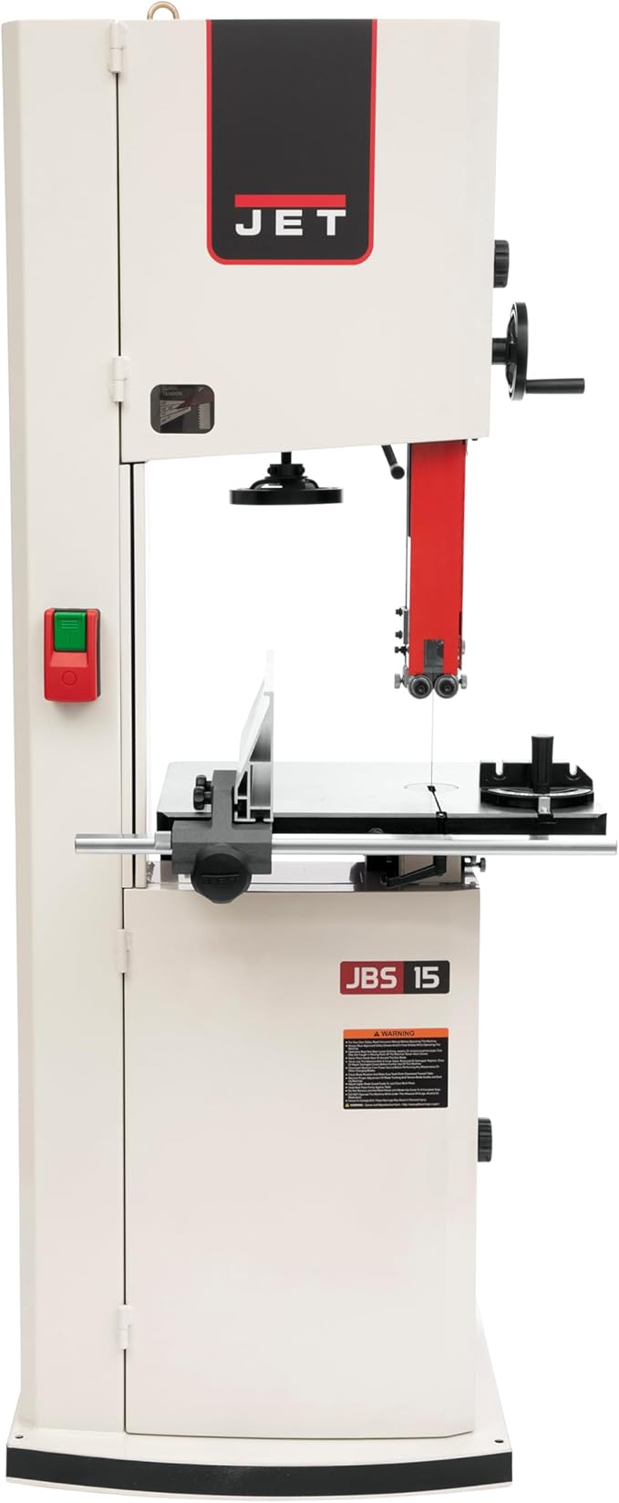 JET 15-Inch Woodworking Bandsaw, 1-3/4 HP, 115/230V 1Ph (Model JWBS-15)