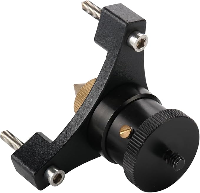 Mini Prism Tribrach for Total Station Surveying with Rotating Design 1/4"-20 Thread and Copper Plummet, Tribrach for Total Station Surveying