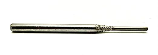 Porting Mandrel 8", CR-9-8 Premium HSS (High Speed Steel) Coarse Thread Extra Shank Length Cartridge & Spiral Roll Mandrel, 1/8" Pilot Diameter x 1" Pilot Length x 1/4" Shank x 8" Length