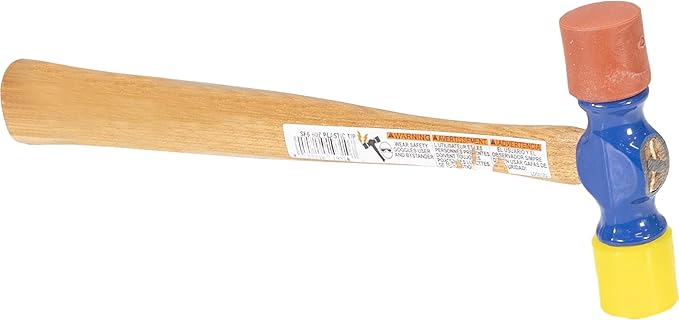 VAUGHAN Soft Face Hammer, American High Carbon Steel Head, 6 oz, Made In The USA, SF6, VN19310