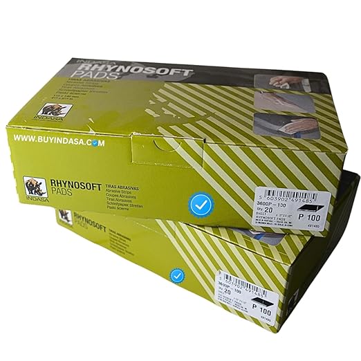 Buy Indasa Rhynosoft Foam Sanding Pads, 3600P Series 80 (3600P-150)