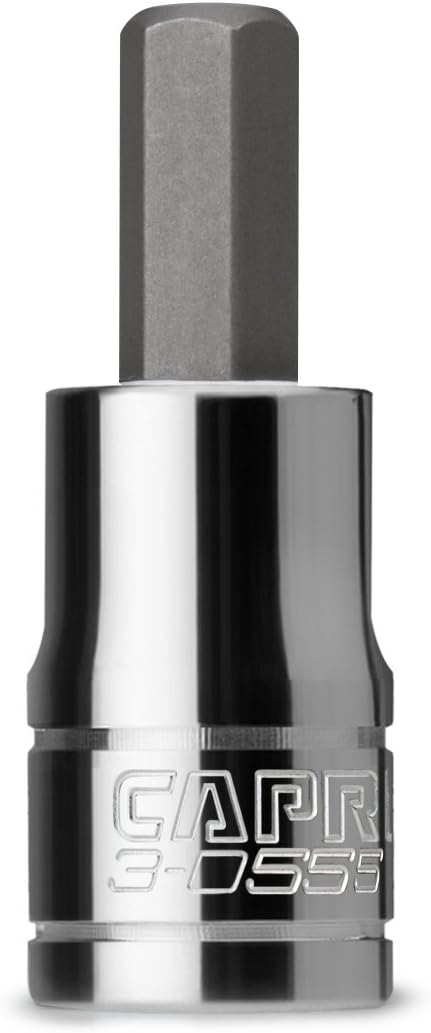 Capri Tools 3-0555 5/16-Inch Hex Bit Socket, 3/8-Inch Drive, SAE