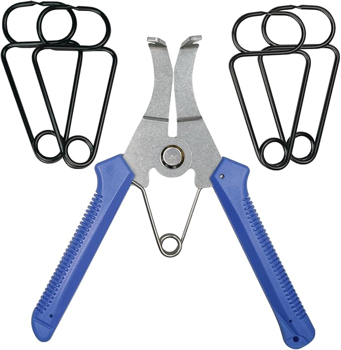 IRONSTAR Miter Spring Clamps Pliers for Woodworking, Including 4 Spring Clamps