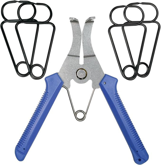 IRONSTAR Miter Spring Clamps Pliers for Woodworking, Including 4 Spring Clamps